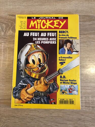 Le Journal De Mickey Francois Feldman 2 Pages 24 Heures Avec Lespompiers De Paris 5 P / Film Backdraft Avec Kurt Russell 2 Pages  2048