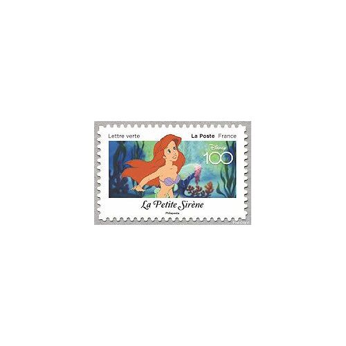 100 Ans D'histoires À Partager La Petite Sirène Timbre Oblitéré