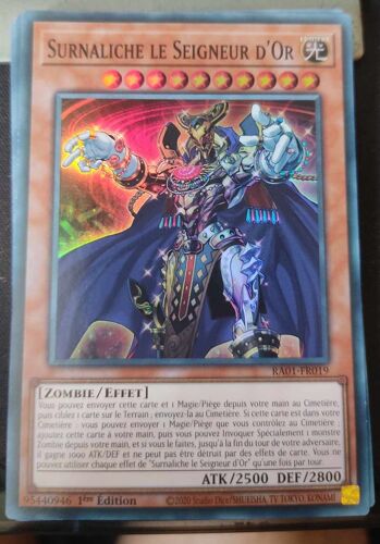 Surnaliche Le Seigneur D'or Super Rare 25ème Anniversaire Ra01-Fr019