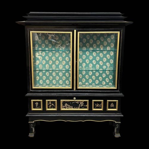Vitrine Ancienne Noir