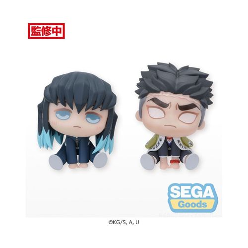 Demon Slayer: Kimetsu No Yaiba - Statuette Chubby Collection Muichiro Tokito & Gyomei Himejimae 6 Cm