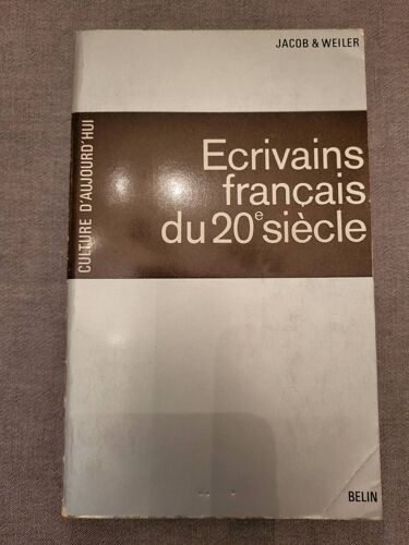 Jacob & Weiler / Écrivains Français Du 20e Siècle