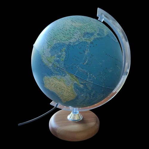 Globe terrestre Mappemonde multicolore