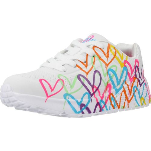 Skechers Uno Lite Colour Blanc