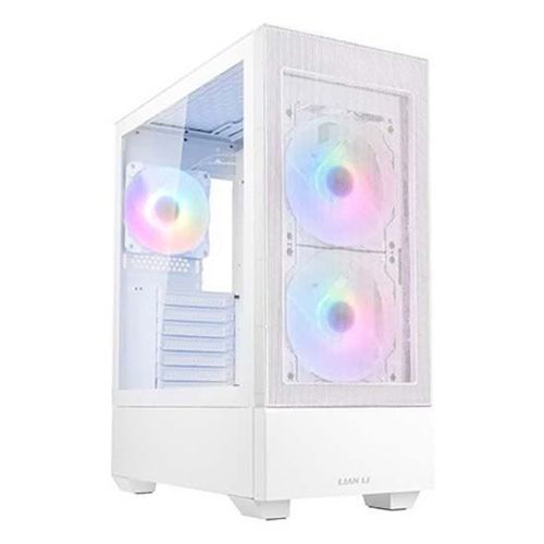 Boitier PC Moyen Tour ATX Lian-Li Lancool 205 Mesh C RGB avec panneau vitré - Blanc