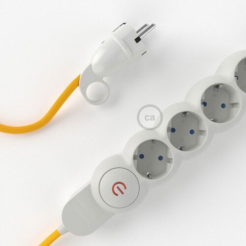 creative cables multiprise cable rayonne rm m1t4b02rm10 10 2 m