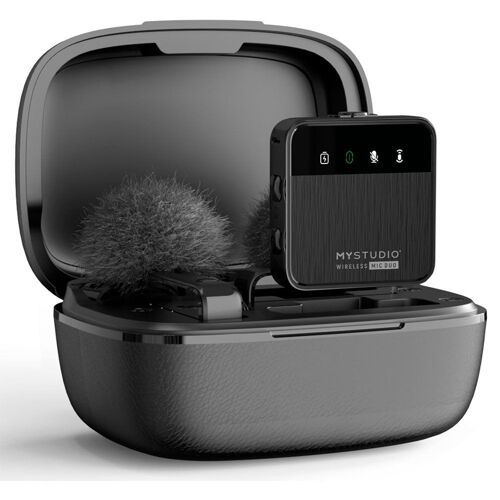 easypix ensemble de microphones sans fil mystudio mic duo