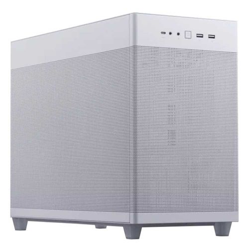 ASUS asus prime ap201 TG - Boîtier mini tour - Blanc - Fenêtre