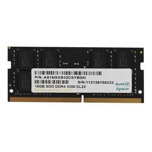 apacer memoire ram es.16g21.gsh 1x16gb ddr4 3200mhz