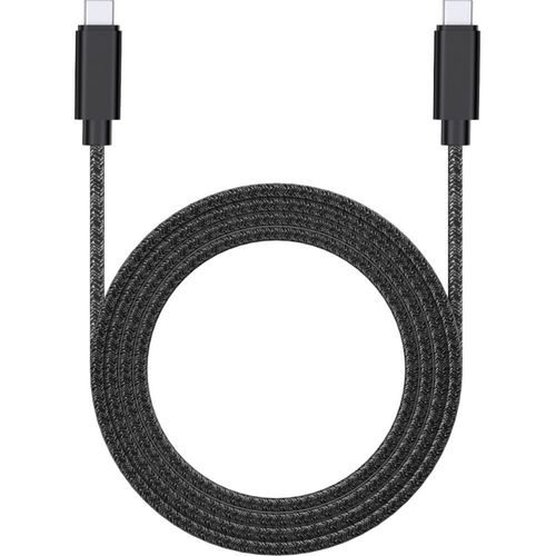 Câble USB C ADEQWAT vers USB-C 2M Noir