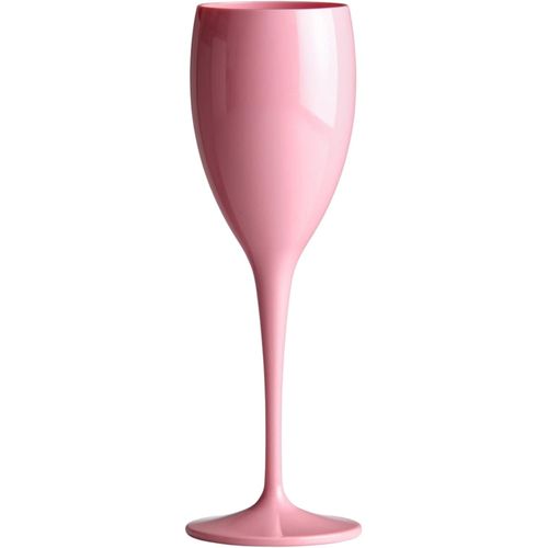 Avenue'S Lot De 6 Flûtes À Champagne Et Prosecco En Polycarbonate Incassable Rose Haute Qualité Passe Au Lave-Vaisselle