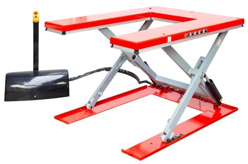 Table élévatrice à ciseaux 860mm 1000 kg type U 230V MW Tools TPSL1151