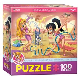 Puzzle Eurographics - Allez Les Filles, Allez-Y ! Gymnastique, 100 Pièces