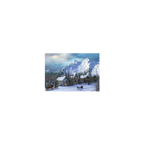 Puzzle Eurographics - Dominic Davison : Noël Dans Les Montagnes Rocheuses, 1000 Pièces