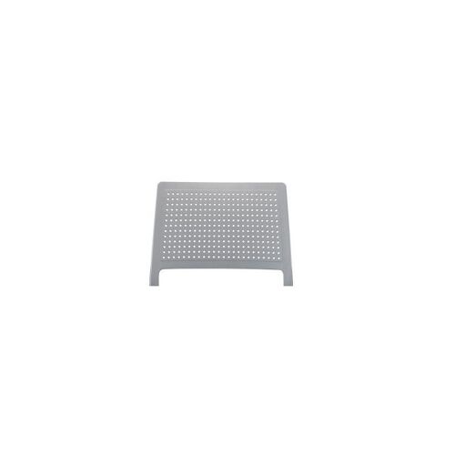 Tabouret design en plastique gris clair