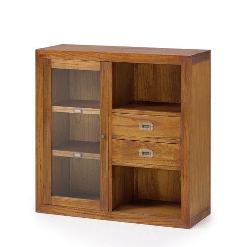 Vitrine En Bois Marron