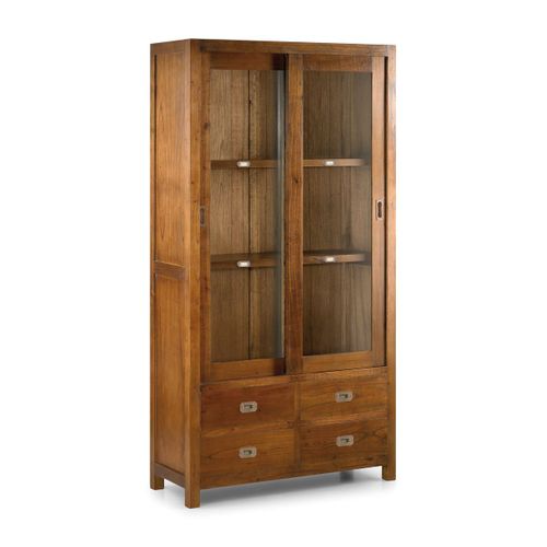 Vitrine En Bois De Mindi Marron H190
