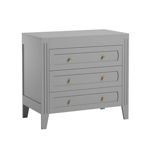 Commode 3 Tiroirs Avec Moulures L100 X H92cm