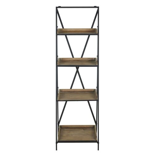 Etagère industrielle métal noir