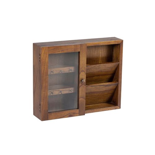 Vitrine En Bois Marron