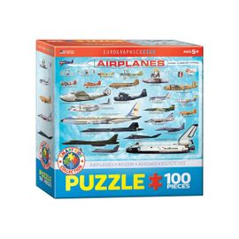 Puzzle Eurographics - Avions, 100 pièces