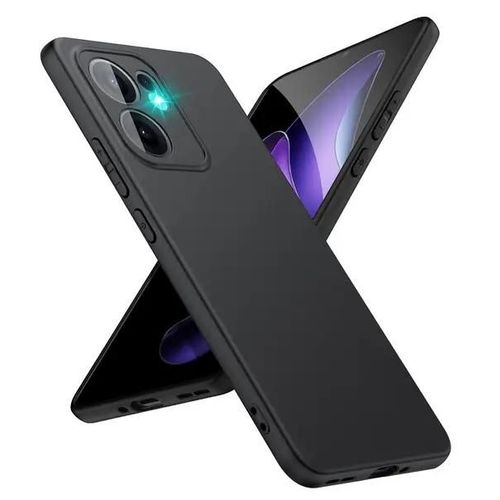 Coque Pour Oppo Reno 13 F Et 13 Fs 5g - Housse Etui Silicone Gel Fine + Film Ecran - Noir