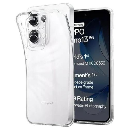 Coque Pour Oppo Reno 13 5g - Housse Etui Silicone Gel Fine + Film Ecran - Transparent Tpu
