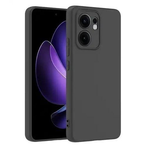 Coque Pour Oppo Reno 13 F Et 13 Fs 5g - Housse Etui Silicone Gel Fine + Verre Trempe - Noir