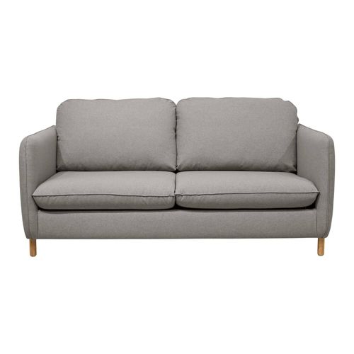 Canapé Convertible En Tissu Gris Clair