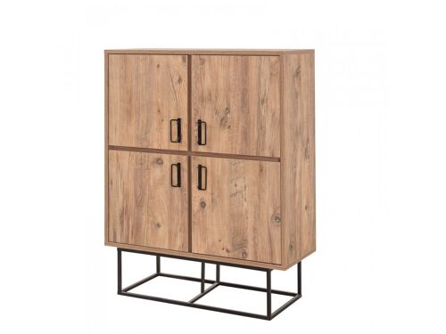 Kohi - Buffet Haut Portes En Bois