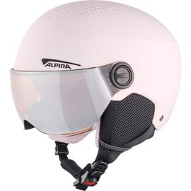 Alpina Zupo Visor Q Lite Casque De Ski Unisex-Youth, Rose Matt, 51-55