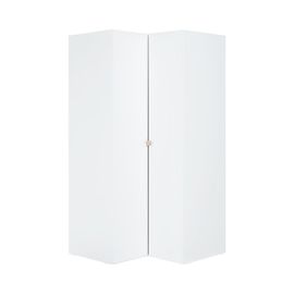 Armoire D'angle Blanche 2 Portes