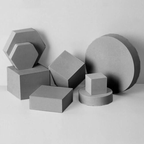 Géométrique Cube Photographie Fond Props-8 en 1 mousse ensemble,gris gris