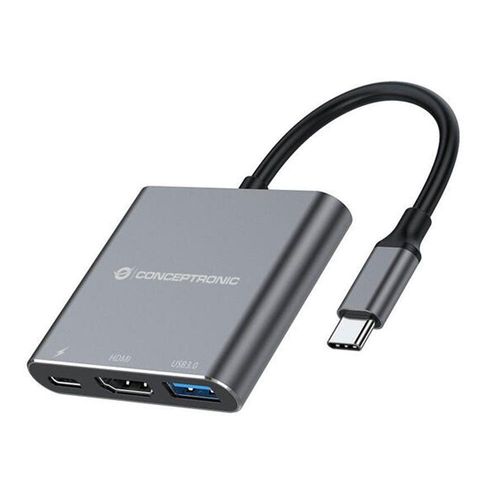 conceptronic moyeu donn18g usb hdmi usb c