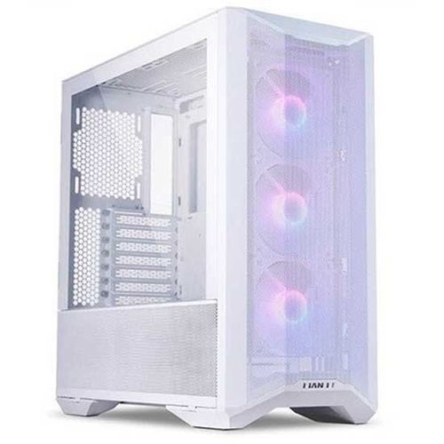Boitier PC Moyen Tour E-ATX Lian-Li Lancool II Mesh C RGB avec panneaux vitrés - Blanc