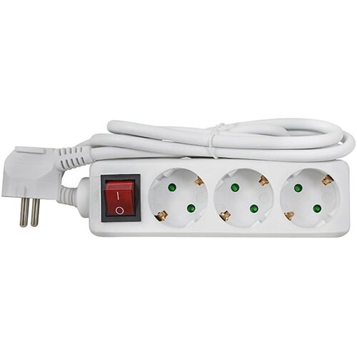 hepoluz cable multiprise 3 m 3 prises electriques avec changer