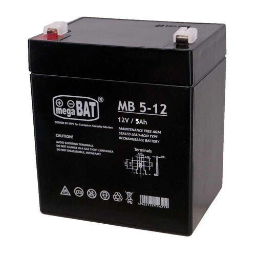 mpl power elektro batterie voiture vrla mb 5 12