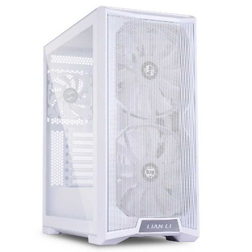 Boitier PC Moyen Tour E-ATX Lian-Li Lancool 215 RGB avec panneau vitré - Blanc