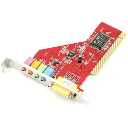 Carte Son Pci-Qualité Audio Cristalline 4 Canaux |