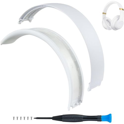 KALANKA-Bandeau Headband de Rechange pour Beats Studio 2 & Studio 3 Wired &Wireless Headphones Casque(Studio 3-Blanc)