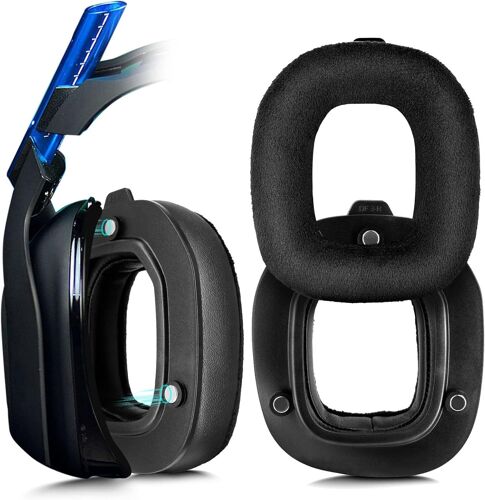 KAL-Coussinets De Rechange Pour Casque Astro A50 Gen3 -Accessoires A50 / Coussinets D'Oreille En Cuir Et Flanelle