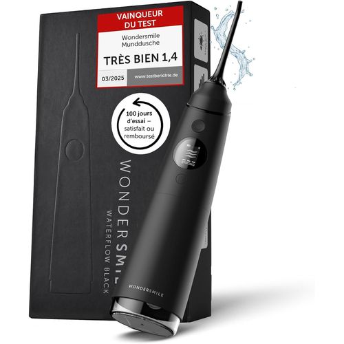 Senior-Hydropulseur Pro - Vainqueur Du Test 2024-100 Jours D'essai Sans Risque - Technologie Smoothflow Pour Un Soin Optimal Des Dents Et Des Gencives - 4 Modes (Ultimate Black)[L672]