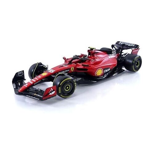 Voiture 1/18 Bburago Ferrari Sf-23 Officiel Formule 1 Carlos Sainz 55