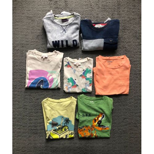 Lot De 7 Vêtements Enfant Garçon 7/8 Ans