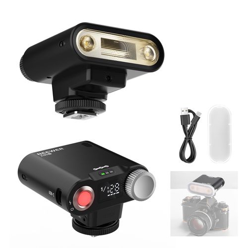 NEEWER Flash Caméra Z160 SE, 20Ws GN15 6000 ± 200K Speedlight, Alimentation Manuelle 1/1-1/128 & Mode S1/S2, éclairage Studio Pleine Puissance 650, Compatible avec Canon Nikon Sony Fuji Olympus