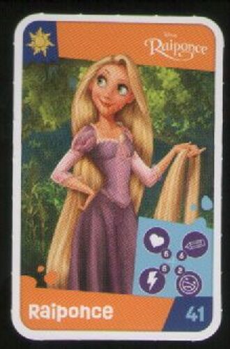 Carte N° 41 Raiponce - Disney Raiponce - Jouons Rêvons Auchan 2024