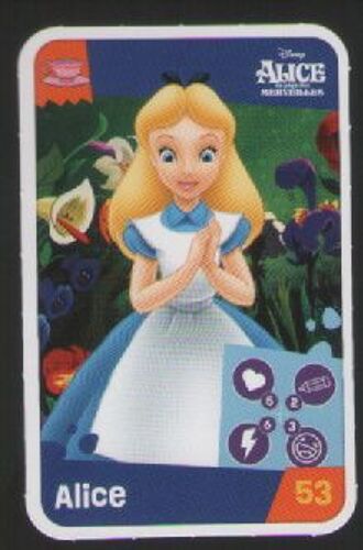 Carte N° 53 Alice - Disney Alice Au Pays Des Merveilles - Jouons Rêvons Auchan 2024