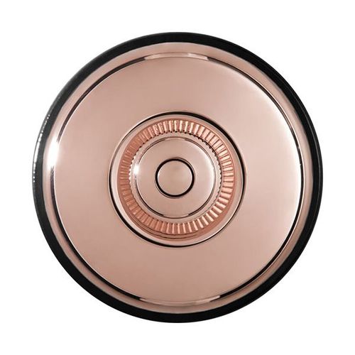 Interrupteur bouton poussoir Dimbler 10A noir et cuivre Ø64,5 mm