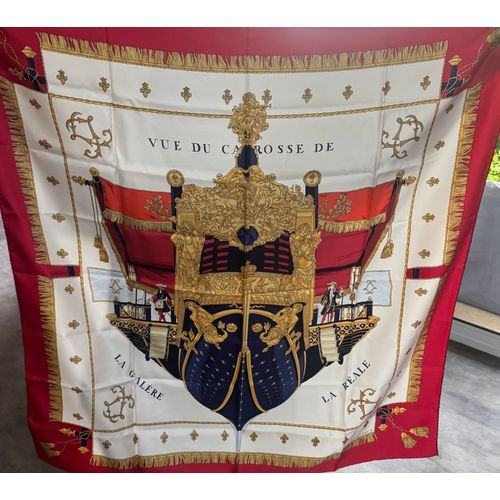 Carre Hermes Vu Du Carrosse 90 Cm X 90 Cm