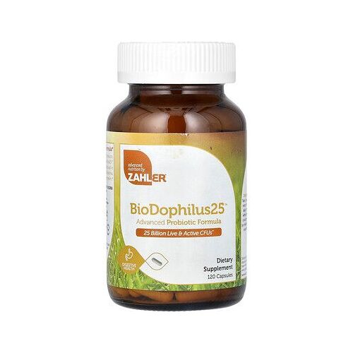 Zahler Biodophilus25, Formule Probiotique Avancée, 25 Milliards D'ufc, 120 Capsules 
